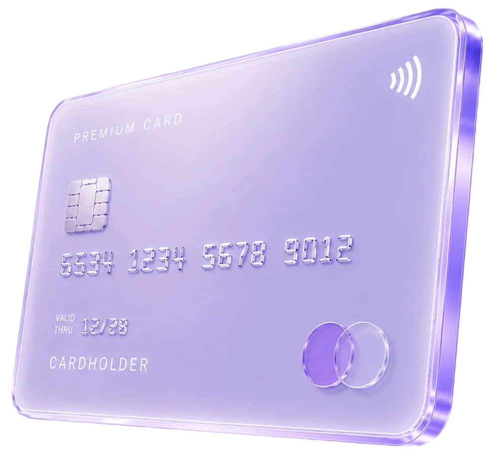 Fintech product mockup